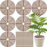 Srmayyi 11.8-inch pot grid fits standard pots and improves soil stability