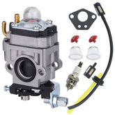 Sruchy carburetor for Harbor Freight auger main body view, ready for replacement.