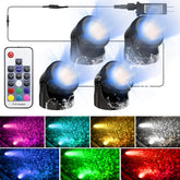 Srygery RGB underwater lights offer color range for pond ambience