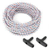 SSFOLPFEE high-strength 50 ft rope coiled for easy replacement and storage.