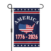 SSODREL We The People 12x18 garden flag adds festive curb appeal outdoors.