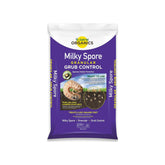 St. Gabriel Milky Spore granules in a 15 lb bag for lawn grub control.
