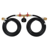 Stanbroil 5ft propane hose with QCC1 fitting for safe, leak-free gas connection