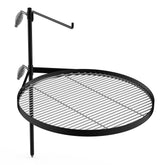 Stanbroil fire-pit-grill-grate 24-inch diameter offers ample cooking space for meats and vegetables.
