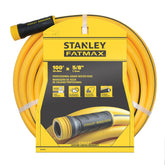 Stanley FatMax 100ft garden hose offers easy maneuverability around obstacles for efficient watering.