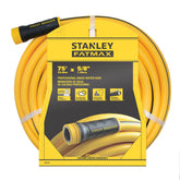 Stanley FatMax water hose 75-foot five-eighth inch for long reach in gardens.