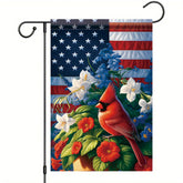 Starlit Patio patriotic flag 12x18 in outdoor display boosts seasonal curb appeal.