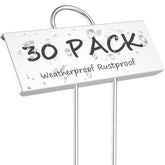 STARTOSTAR metal plant labels in a 30-pack for durable outdoor tagging