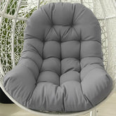 STAYDEN egg chair cushion full view showing generous 47x35x6 size for outdoor lounging