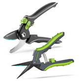 STAYGROW bypass garden shears 8.5-inch provide precise cutting for healthy plants.