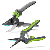 StayGROW gardening scissors with sharp-cut blades for precise pruning on flowers and herbs.