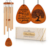 SteadStyle friendship wind chime in the garden creates a soothing outdoor ambience.