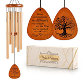 SteadStyle retirement wind chime with six tubes for a tranquil outdoor space.