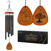 SteadStyle wind chime Tree of Life pendants closeup for memorial décor and serenity.