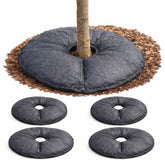 SteadySpring 24in tree mat overview showing efficient water delivery for root balls.