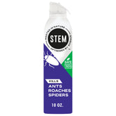 STEM botanical bug spray bottle kills ants, roaches, and spiders for indoor use.