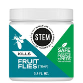 STEM Kills Fruit Fly Trap front view shows compact, ready-to-use home defense.