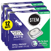 STEM Liquid Ant Bait activation film being peeled for quick setup