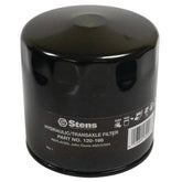 Stens hydraulic oil filter 120-166 close-up showing OEM-compatible body for accurate replacement.