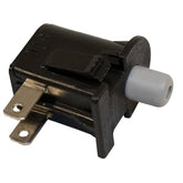Stens seat switch 430-699 replacement in black, compatible with John Deere AM131968, for reliable mower starts.