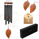 STF ShangTianFeng Sympathy Wind Chimes outdoors with six-tube design producing clear, soothing tones.
