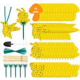 Stingmon yellow fungus gnat sticky traps for indoor use capture flying insects safely