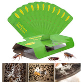 Stingmon roach traps 18-pack flat placement under sinks helps monitor infestation