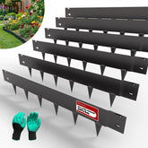 STIRLINGEAR 20ft galvanized steel edging pack defines clean garden borders.