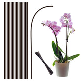 Stroller 16-inch bendable plant stake supports upright growth in pots