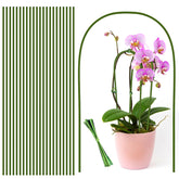Stroller plant stake green kit provides sturdy indoor plant support