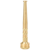 STYDDI 6in brass garden nozzle, front view highlighting rugged, long-lasting construction for tough cleaning.