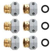 STYDDI aluminum female hose connector for durable garden repairs.