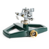 STYDDI heavy-duty sprinkler base provides steady support for even lawn watering