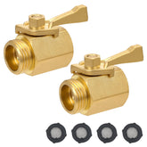 STYDDI solid brass shut-off valve close-up for reliable control