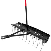 Suchtale 40inch Dethatcher with 20 spring tines removing thatch for healthier turf