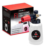 Suds Lab F1 foam cannon 32oz canister delivers rich car wash foam for fast coverage