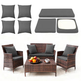 SUKAIKEQA waterproof cushion cover for outdoor sofa protects cushions from rain and sun