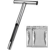 Sumalon soil probe with T-handle for easy, controlled sampling in gardens.