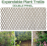 Sumery Nature Willow Trellis closed panel offering compact space-saving fence