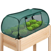 SUMGROW garden bed cover with mesh net for quick setup and plant protection.