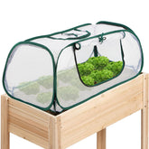 SUMGROW raised bed cover protects seedlings with a 45x22x16 inch frame