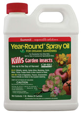 Summit Year-Round Spray Oil adds a glossy shine to leaves for healthier-looking plants.