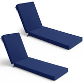 Summsun navy chaise lounge cushions 72x21x3 inches for outdoor relaxation