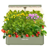 SUNCOZE hydroponics system with 12 pods for compact indoor gardening