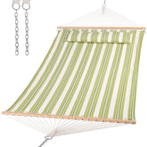 Suncreat hammock between trees for two-person lounging outdoors