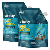Sunday Ant Adios bag for exterior pest control up to 4,000 sq ft.