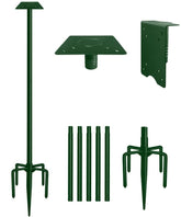 Sungaryard 90inch heavy-duty bird house pole base for stable outdoor mounting