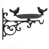 Sungmor heavy-duty cast iron bird feeder with hanging bracket for durable outdoor feeding