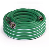 Sunifier heavy-duty garden hose 25ft shows secure connection for leak-free operation.