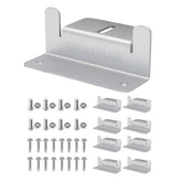 SUNMAK 8-unit Z brackets for rooftop solar panel mounting